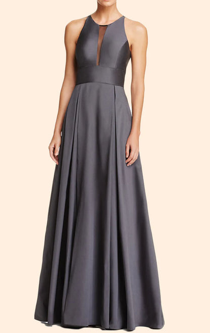 OKBBN Long Simple Formal Ball Dress