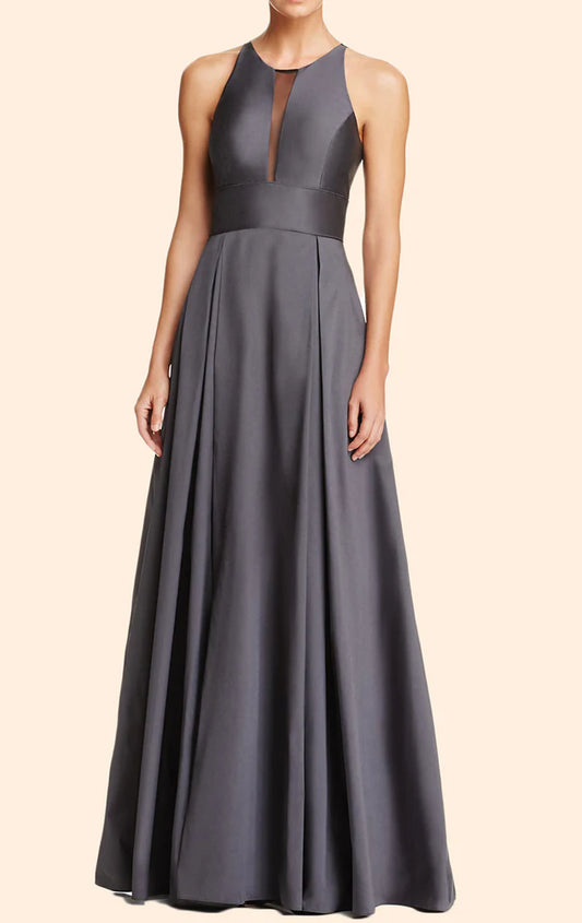 OKBBN Long Simple Formal Ball Dress