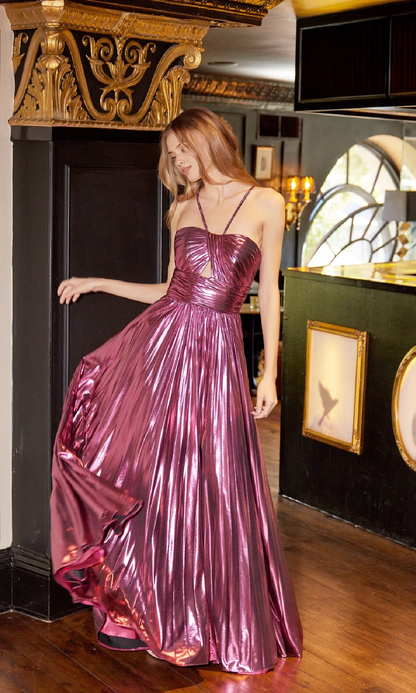 OKBBN Elegant Long Strap A-line Ball Dress