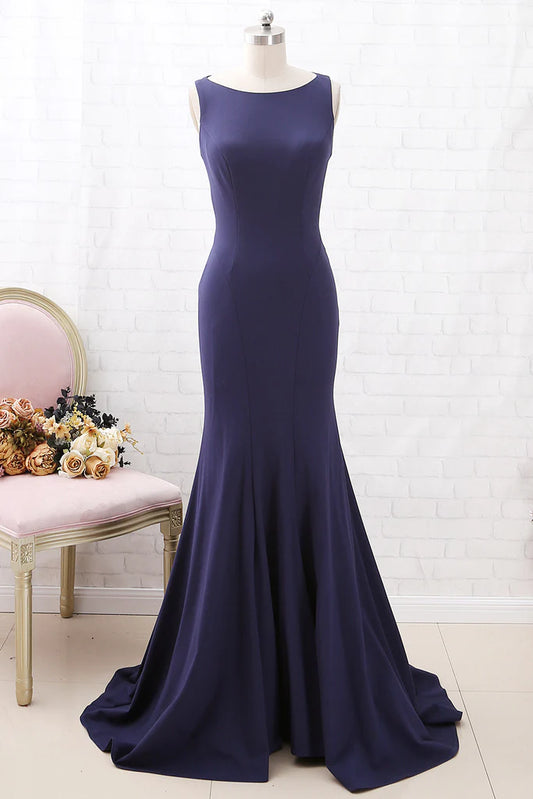 OKBBN Mermaid Back Hollow Ball Dress