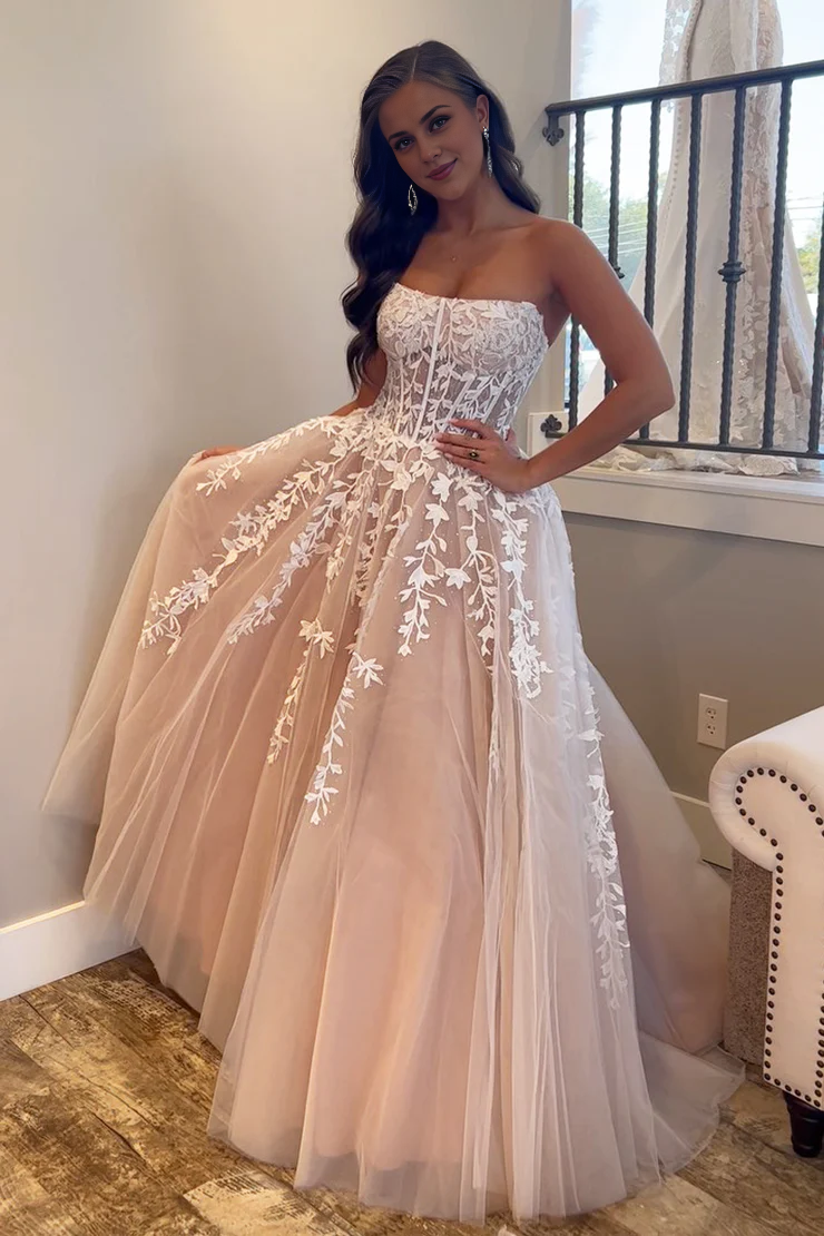 OKBBN Cute Ball Dress Off Shoulder Tulle Ball Dress