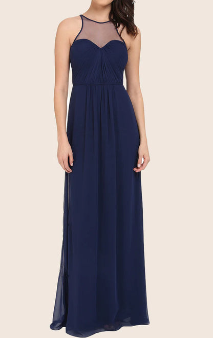 OKBBN Slips Chiffon Long Ball Dress