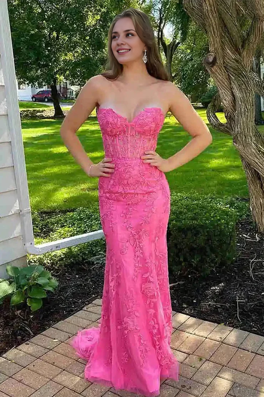 OKBBN Mermaid Sweetheart Lace Ball Dress