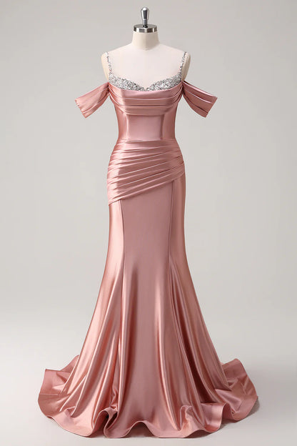 OKBBN Elegant Mermaid Slimming Long Ball Dress