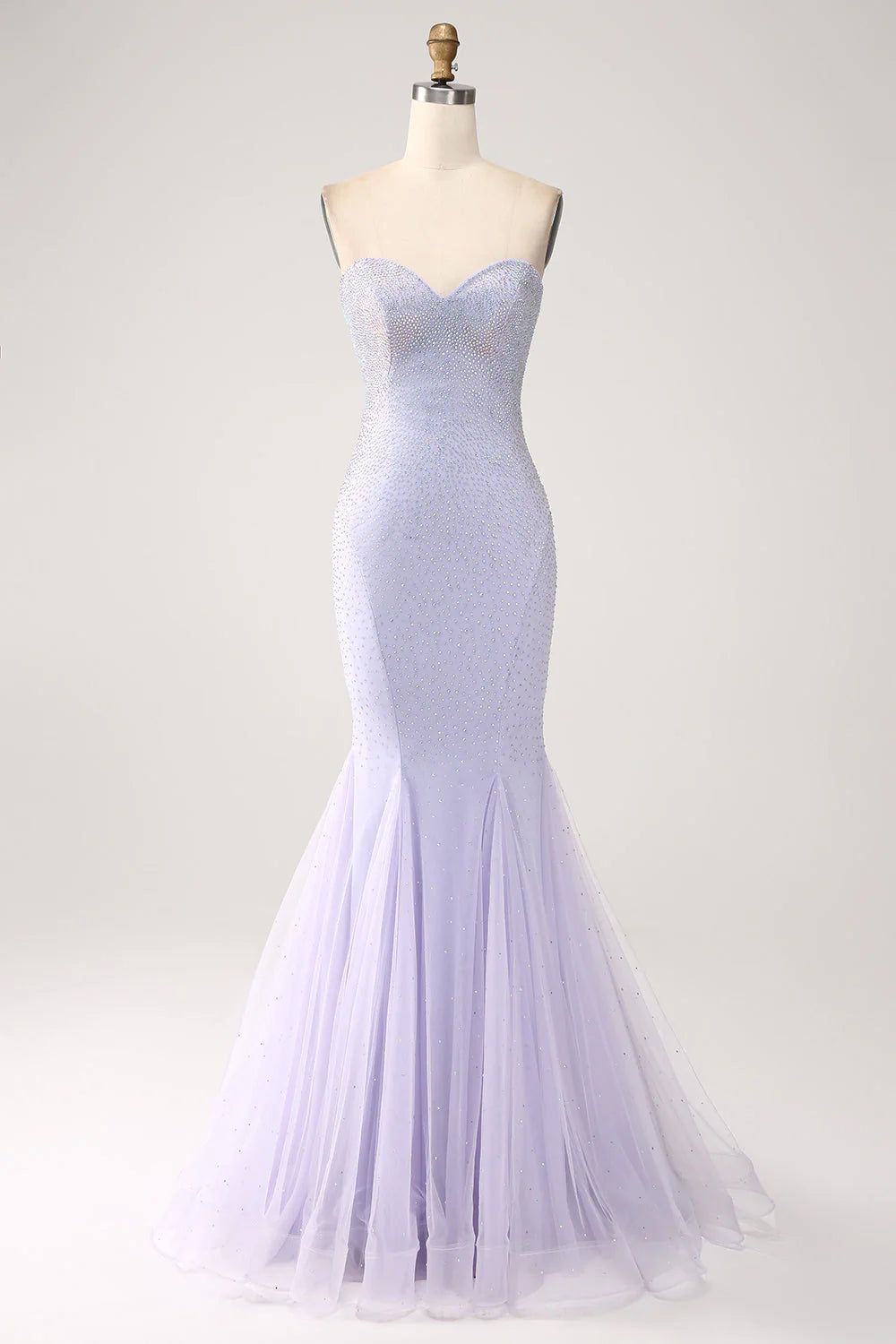 OKBBN Elegant Mermaid Sweetheart Off Shoulder Long Ball Dress