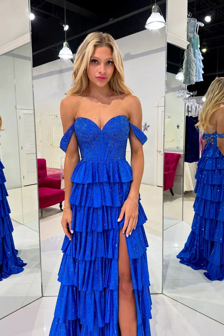OKBBN Cute A-line Off Shoulder Ball Dress