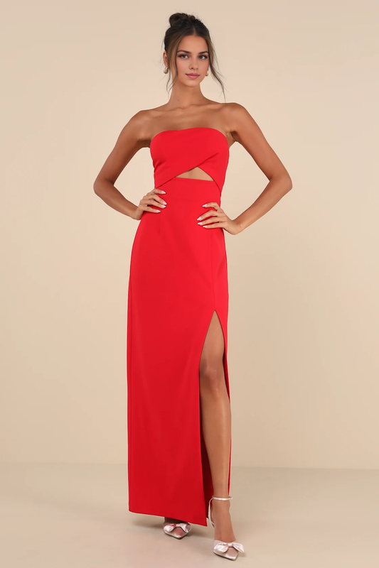 OKBBN's charming off shoulder hollowed out straight tube slim fit Homecoming Dresses
