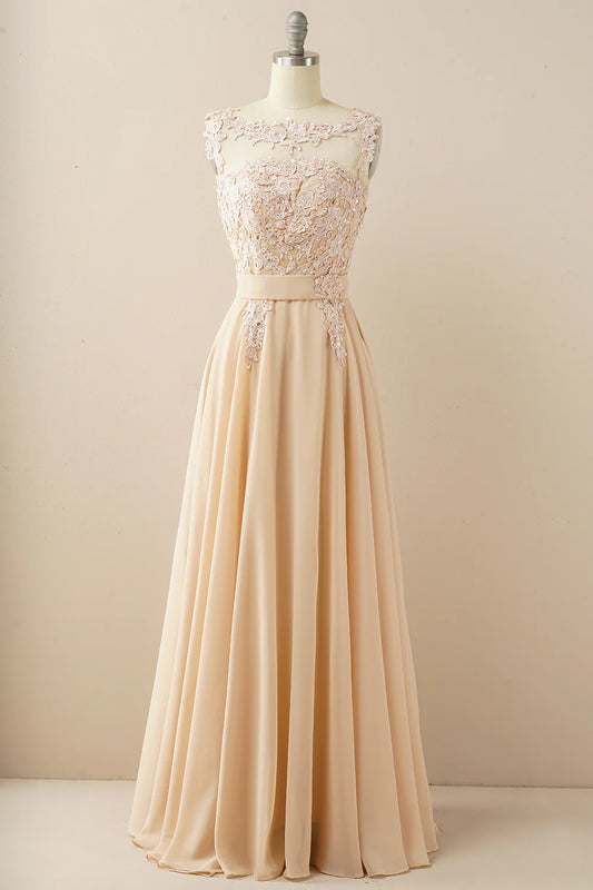 Elegant Chiffon Beaded Betty Ball Evening Dress