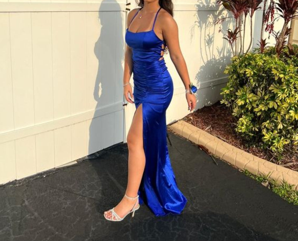 Prom Dress Bridesmaid Royal Blue Dress