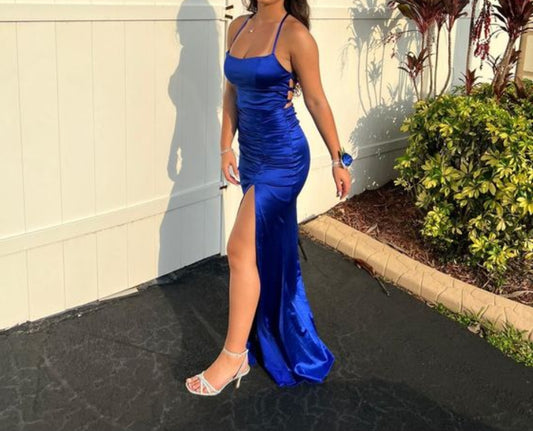 Prom Dress Bridesmaid Royal Blue Dress