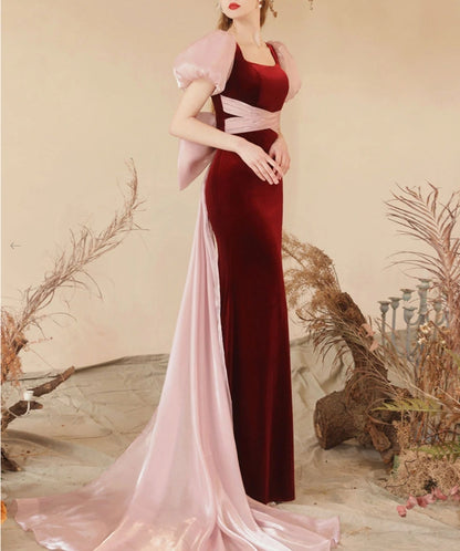 Black Mermaid Sequin Long Evening Dress Black Formal Dress