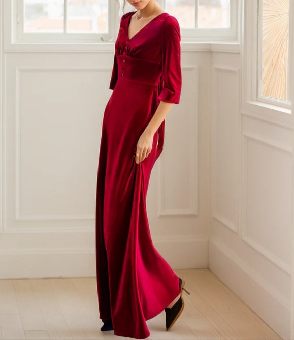 Goddess style strap haltered sheath silky satin prom dress