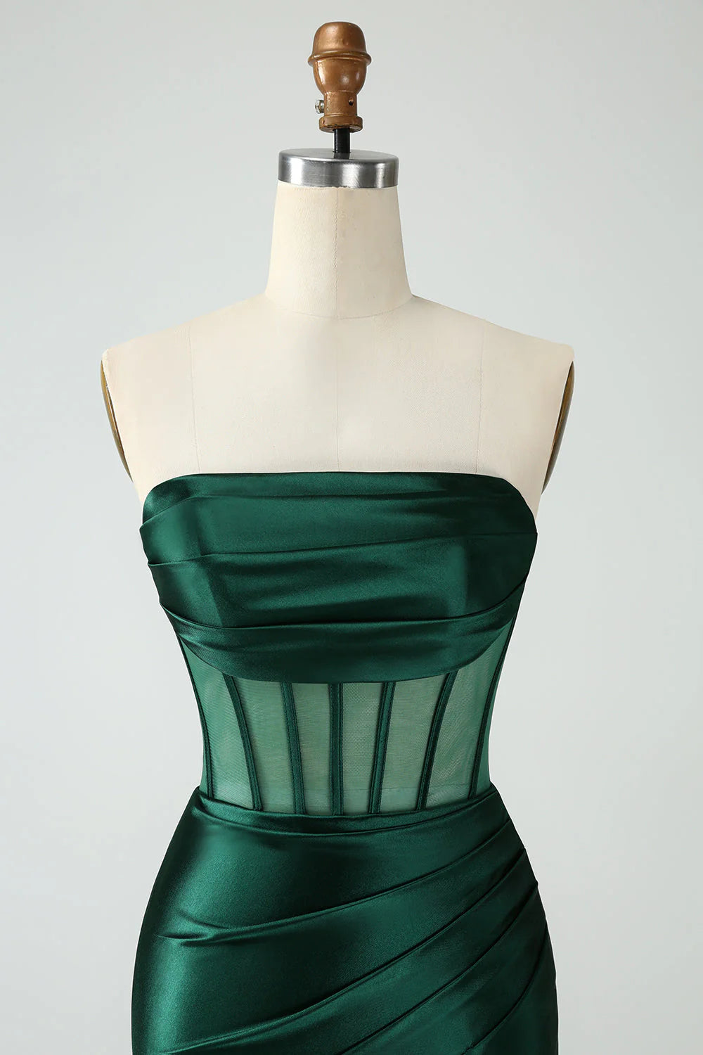 Bodycon Strapless Corset Short Homecoming Dress