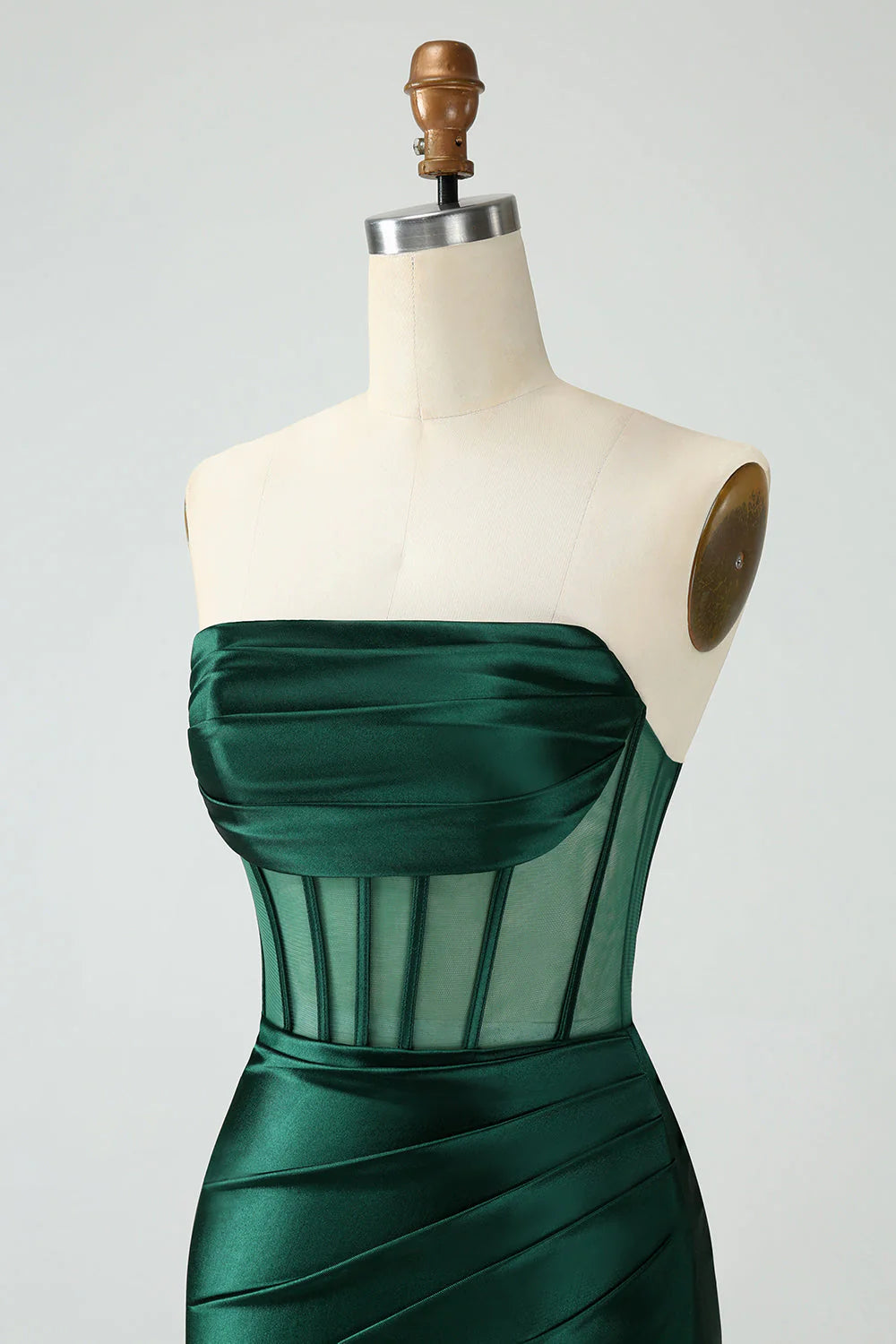 Bodycon Strapless Corset Short Homecoming Dress