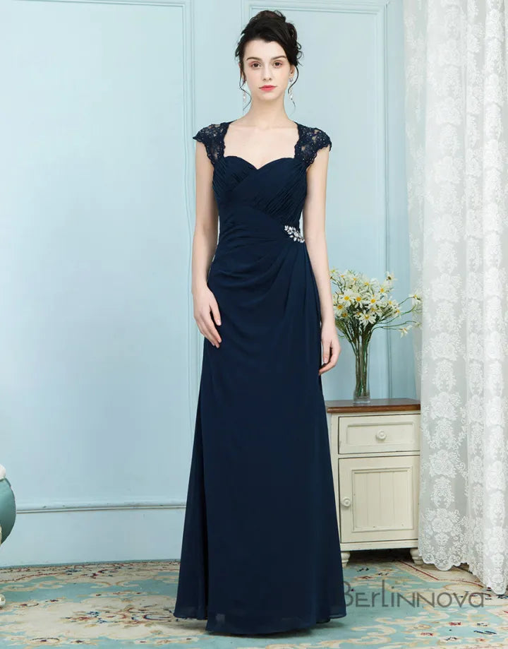 Elegant and Sexy Sleeveless Champagne Bride Mom Wedding Formal Dress