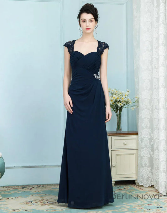 Elegant and Sexy Sleeveless Champagne Bride Mom Wedding Formal Dress