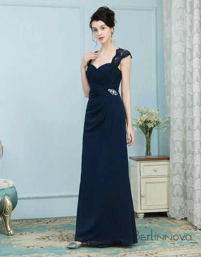 Elegant and Sexy Sleeveless Champagne Bride Mom Wedding Formal Dress
