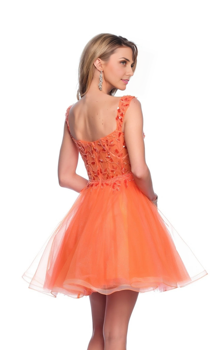 OKBBN's colorful and charming perspective tight corset embroidery Homecoming Dresses