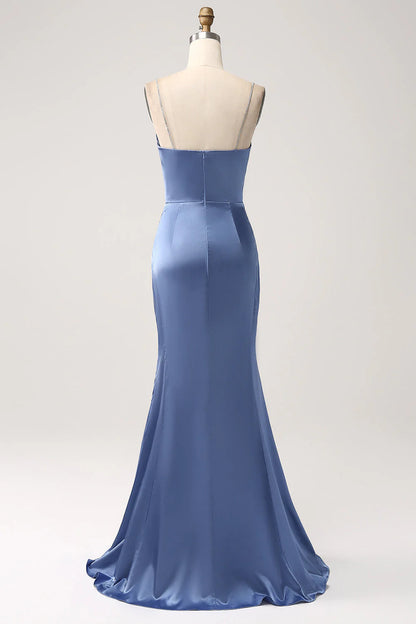 OKBBN's uniquely designed mermaid satin ball gown