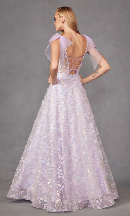 OKBBN Elegant and Charming Long Lace Ball Dress