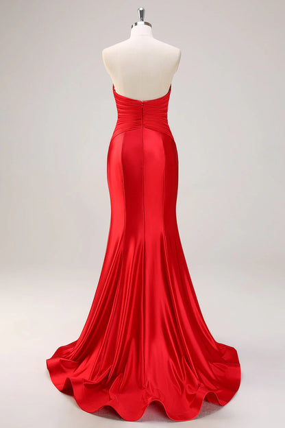 OKBBN off shoulder hollowed out pleated long backless mermaid dance dress