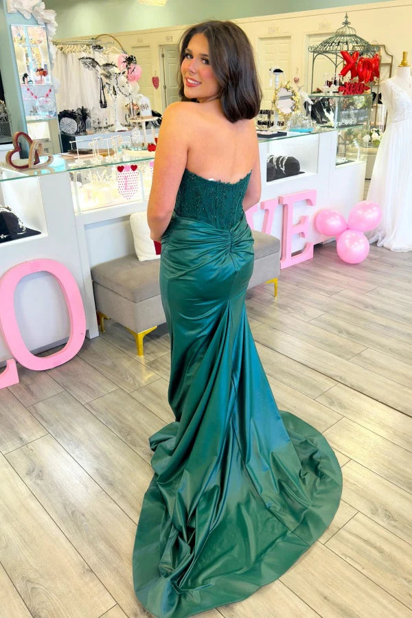 OKBBN Elegant Tight Off Shoulder Sleeveless Tattoo Folded Ball Dress