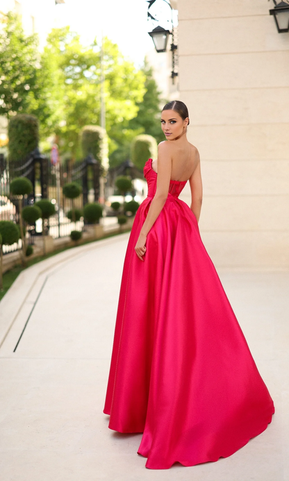 OKBBN's classic long ball gown with full charm
