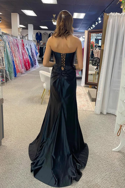 OKBBN Elegant Mermaid Sweetheart Split Ball Dress