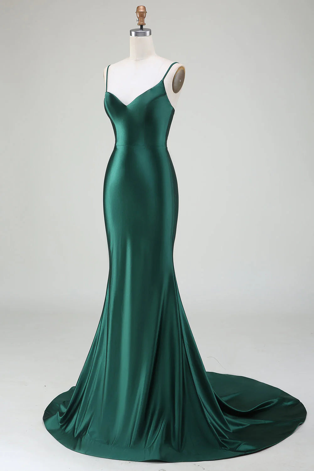 OKBBN Mermaid Strap Tail Long Ball Dress