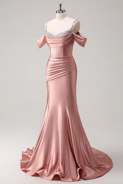 OKBBN Elegant Mermaid Slimming Long Ball Dress