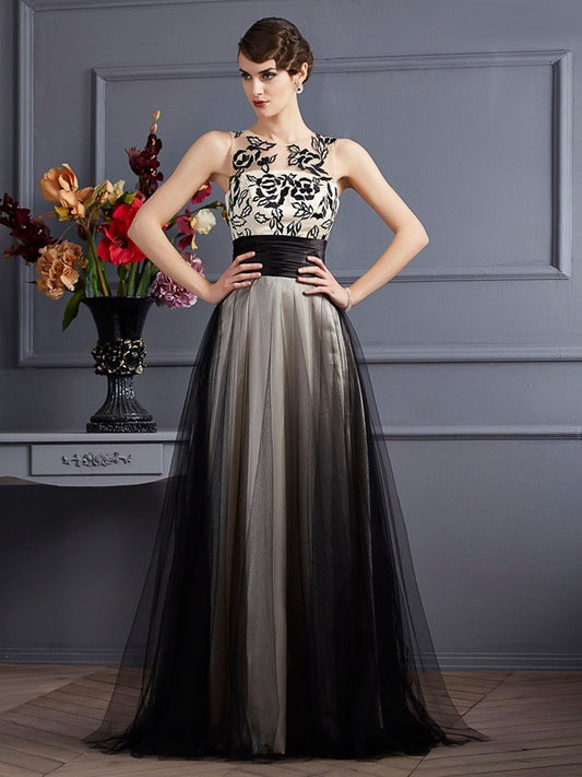 A-line Elegant Princess Dress Sleeveless Beautiful Long sleeved Dress