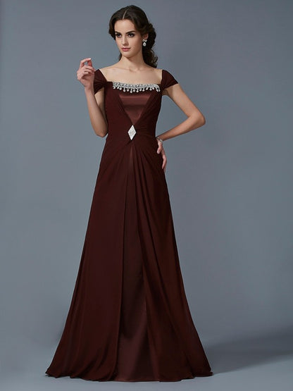 Slim fit mermaid sweet beaded sleeveless long ball dress