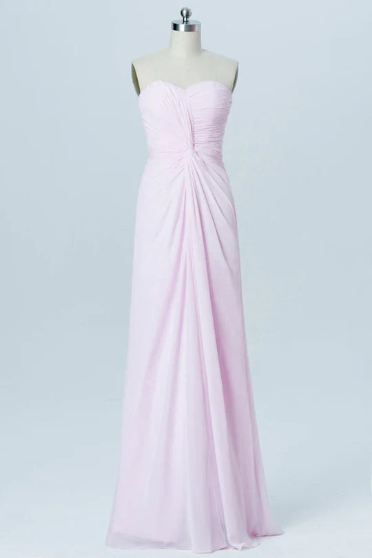 Sweetheart Twist-Front Bridesmaid Dress