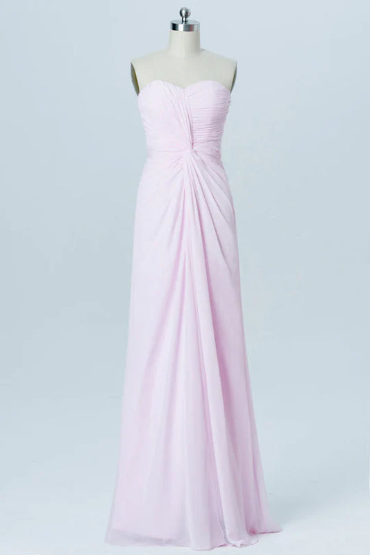 Sweetheart Twist-Front Bridesmaid Dress