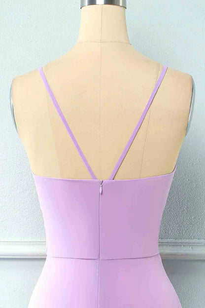 Chiffon Straps Bridesmaid Dress