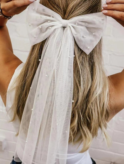 OKBBN single-layer cute simple classic style wedding veil