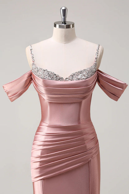 OKBBN Elegant Mermaid Slimming Long Ball Dress