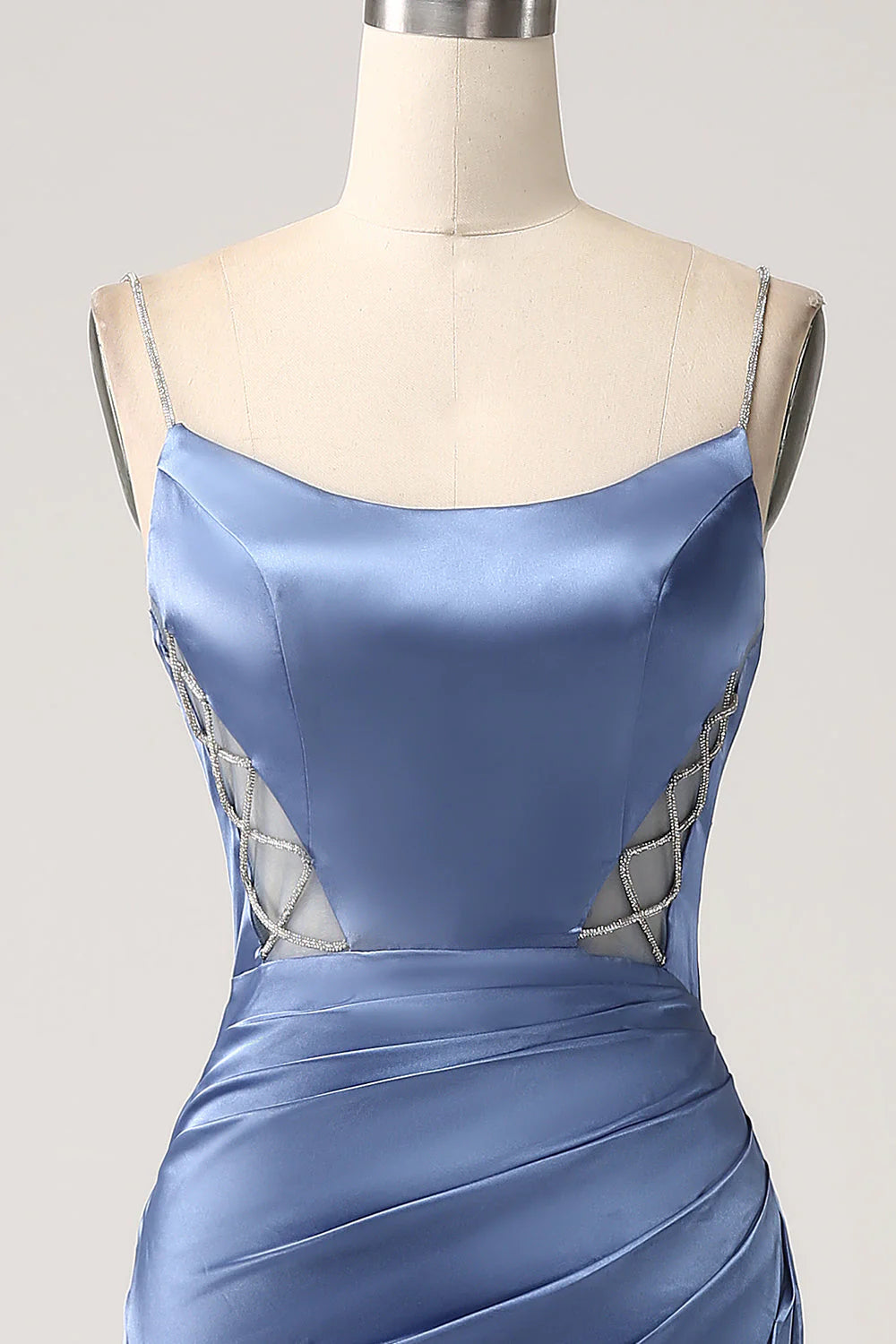 OKBBN's uniquely designed mermaid satin ball gown