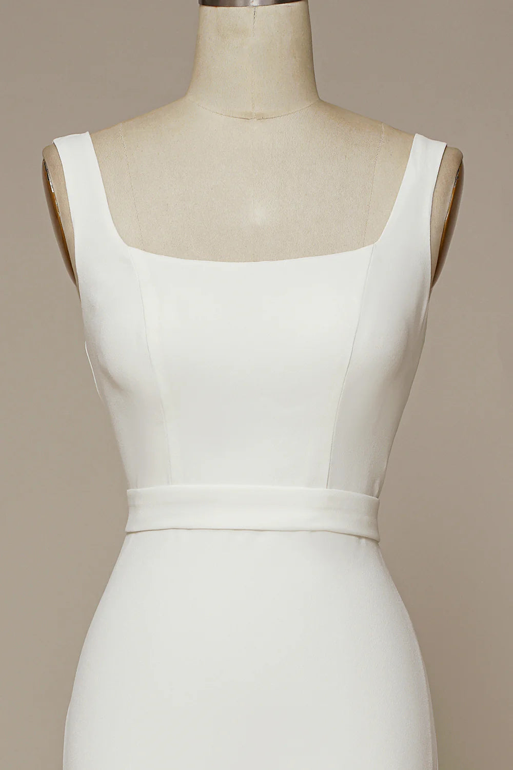 Simplicity Mermaid Square Neck Wedding Dress