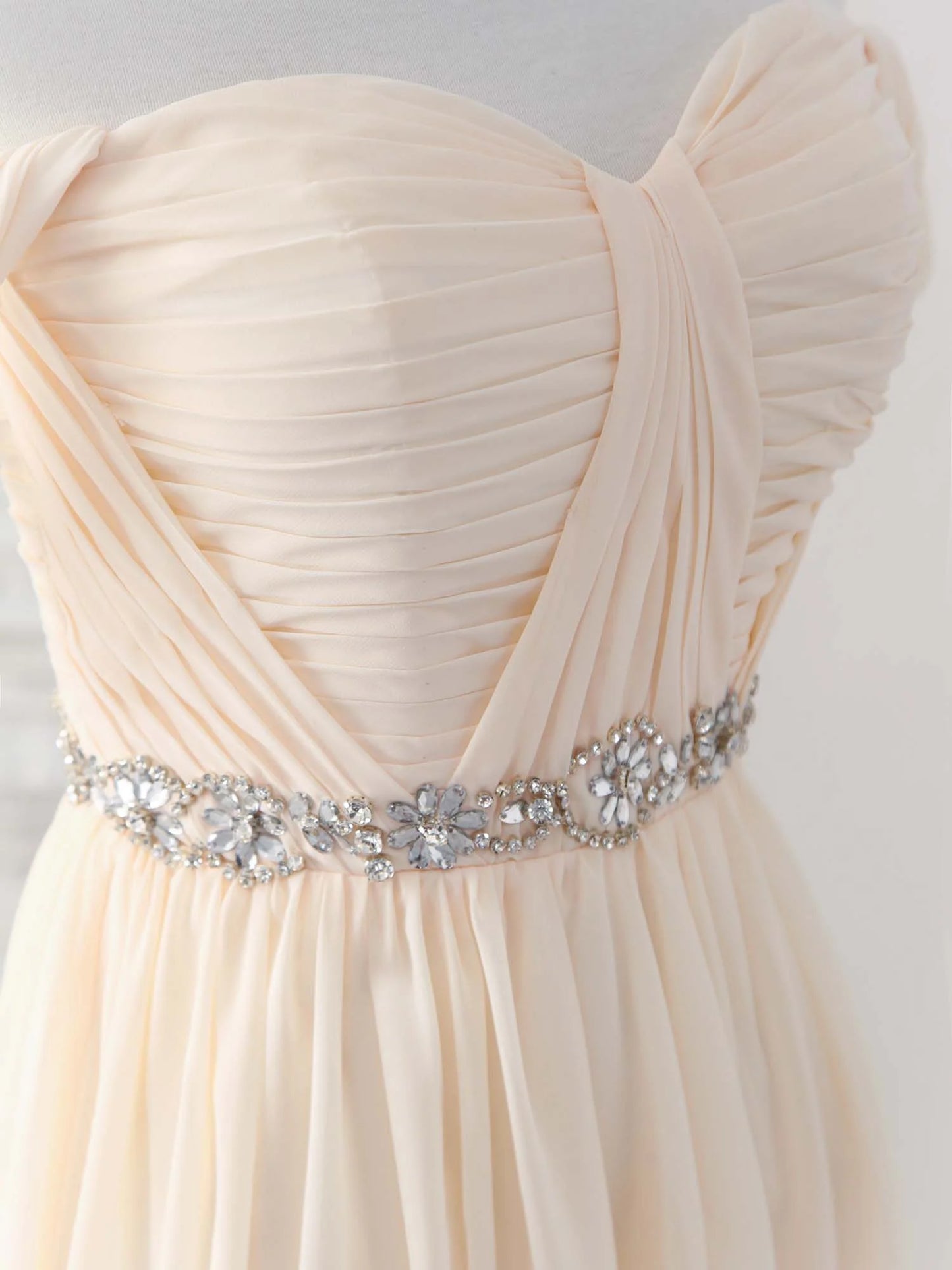 Chiffon Off Shoulder Long Prom Dress Bridesmaid Dress