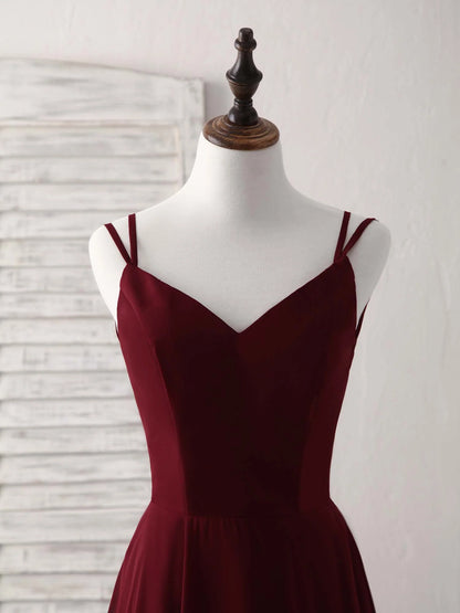 Chiffon Long Prom Dress Backless Evening Dress