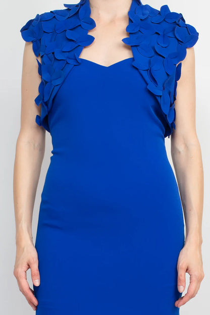 Strapless Sweetheart Neck Bodycon Scuba Gown Mother of the Bride Dresses with