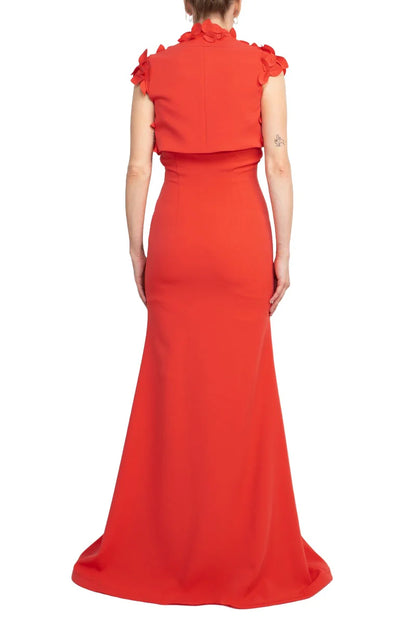 Strapless Sweetheart Neck Bodycon Scuba Gown Mother of the Bride Dresses with