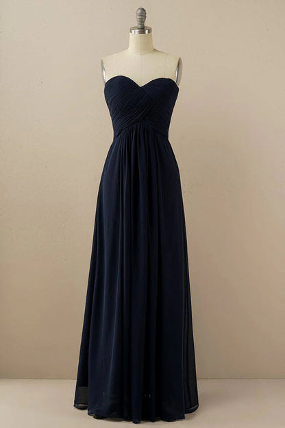 Sweetheart Chiffon Bridesmaid Dress