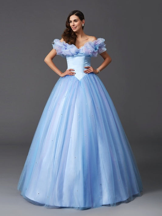 Sexy Off Shoulder Beaded Sleeveless Long sleeved Sweet and Elegant Dress
