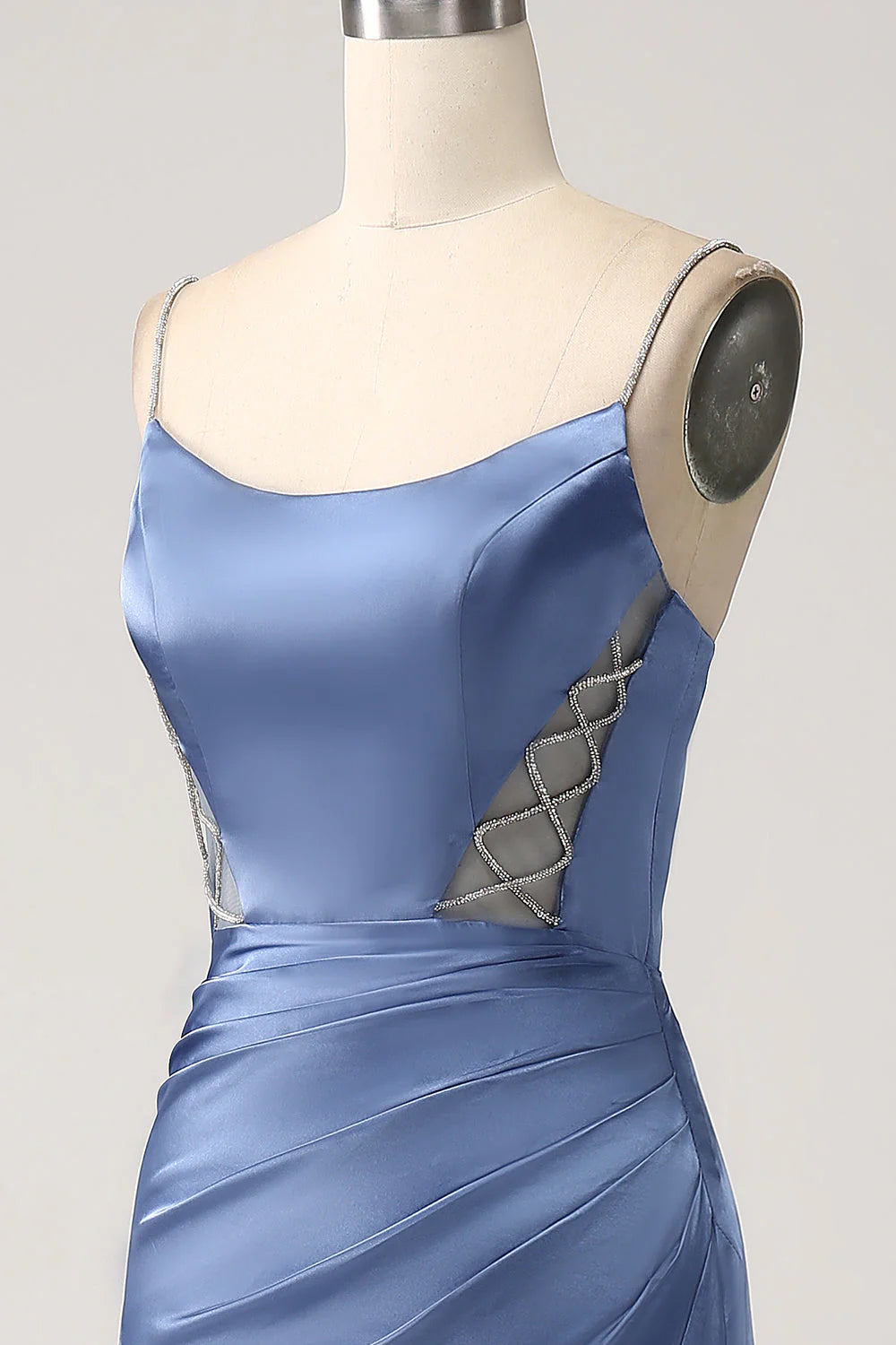 OKBBN's uniquely designed mermaid satin ball gown