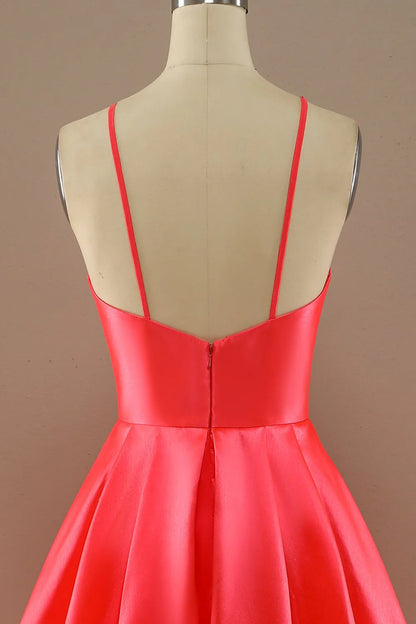 OKBBN A-line slim shoulder sleeveless evening gown