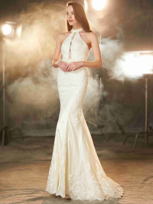 Pillar shaped jewelry sleeveless brush chain inlaid elastic woven satin dress