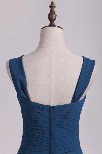 Sweetheart Backless A-Line Long Bridesmaid Dress