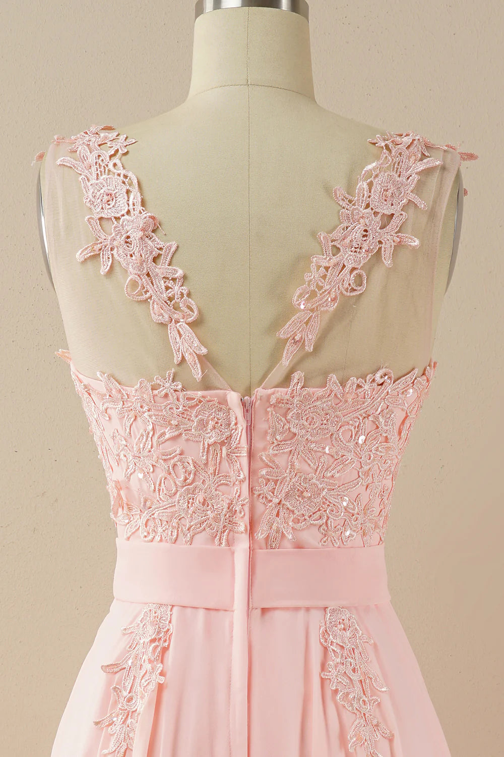 Elegant Chiffon Beaded Betty Ball Evening Dress